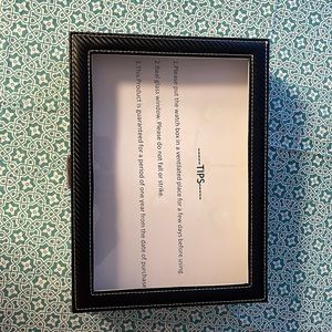 Tomcare BNIB locking watch/sunglasses case. Never used